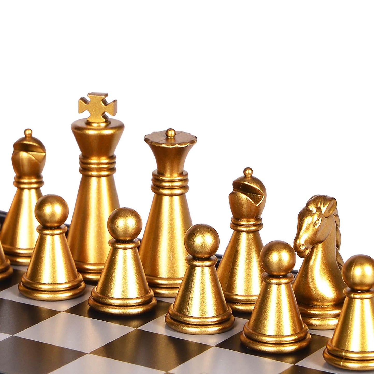 KICTERO 5 Mini Chess Set Travel Board Game with Magnetic Folding Chess Board Portable and Store Chess Pieces Pocket Chess Games for Kids and mature-themed Easy to Carry