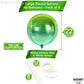 Katchon, Big Gradient Green Mylar Balloons - 22 Inch, Pack Of 6 | 4D Green Foil Balloons | St Patricks Day Balloons For St Patricks Day Decorations | Metallic Green Balloons | Green Party Decorations