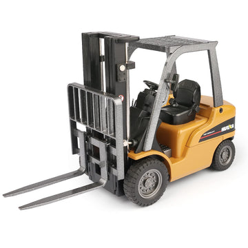 1/50 Scale Diecast Forklift Truck Toys, High Detail Metal Construction Vehicles Model Toy for Kids (Forklift)