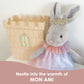 Mon Ami Skyla The Bunny Stuffed Doll - 12'', Soft & Cuddly Plush Animal Doll, Use As Toy Or Room D  Cor, Easter For Kids Of All