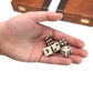 Backgn Board Game  Deluxe Leather Like Case  Felt Interior  Brown  Classic Backgn Game  Popular Board Game  Board Games (Medium (15))