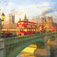 Springbok 500 Piece Jigsaw Puzzle - Westminster Bridge, Engineered Wood, Multi-Color, Model 33-01542, Made in USA