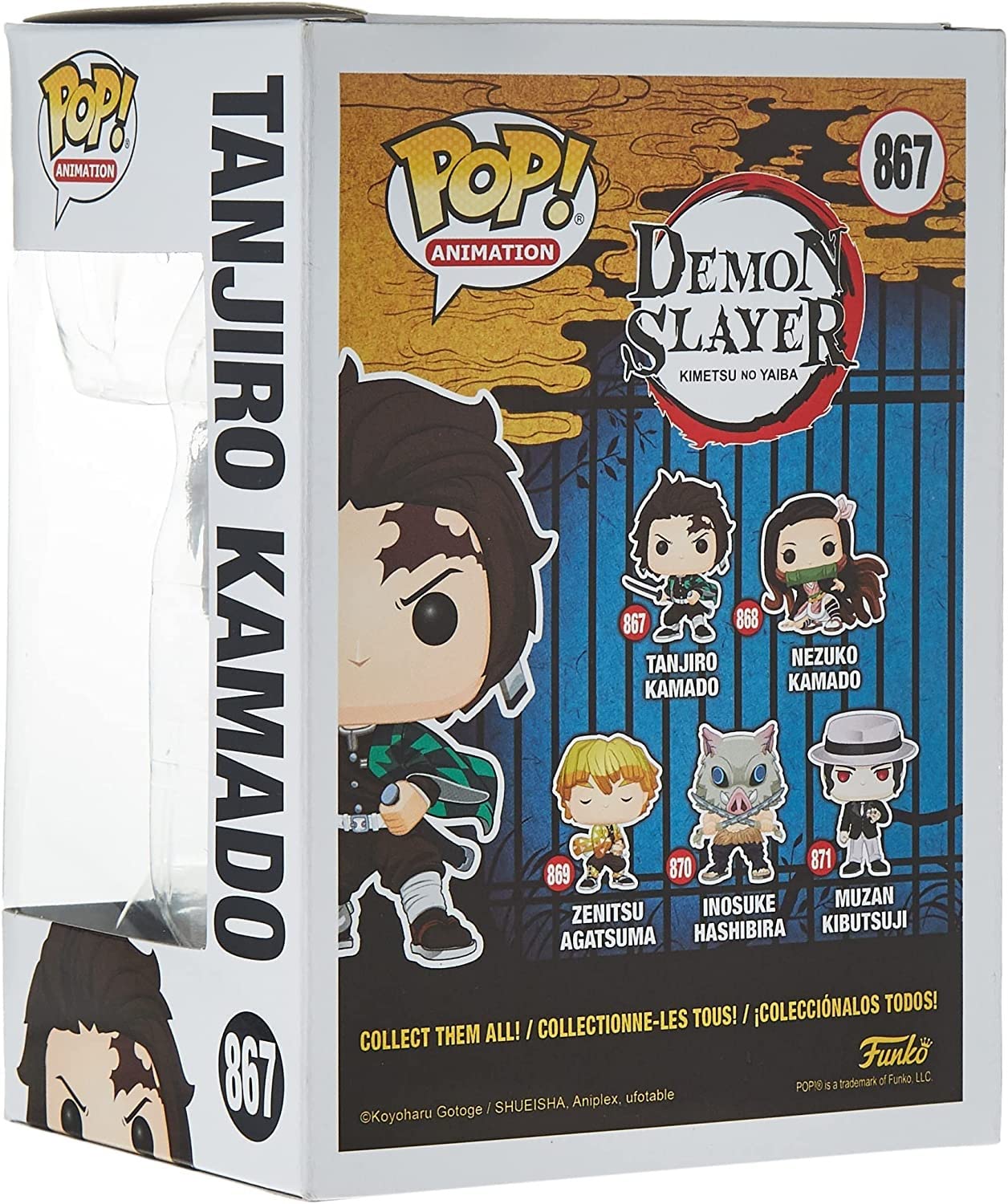 Funko Pop Animation: Demon Slayer- Tanjiro Kamado, Multicolor
