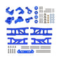 GTHELE Aluminum Front&Rear Suspension A Arms Steering Blocks Stub Axle Carriers for 1/10 ECX 2WD Series RC Car Upgrade Parts-Rep