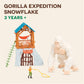 Terra by Battat Gorilla Expedition Playset – Electronic Jungle Toy for 3 Years + – Snowflake Model – Plastic Figurines