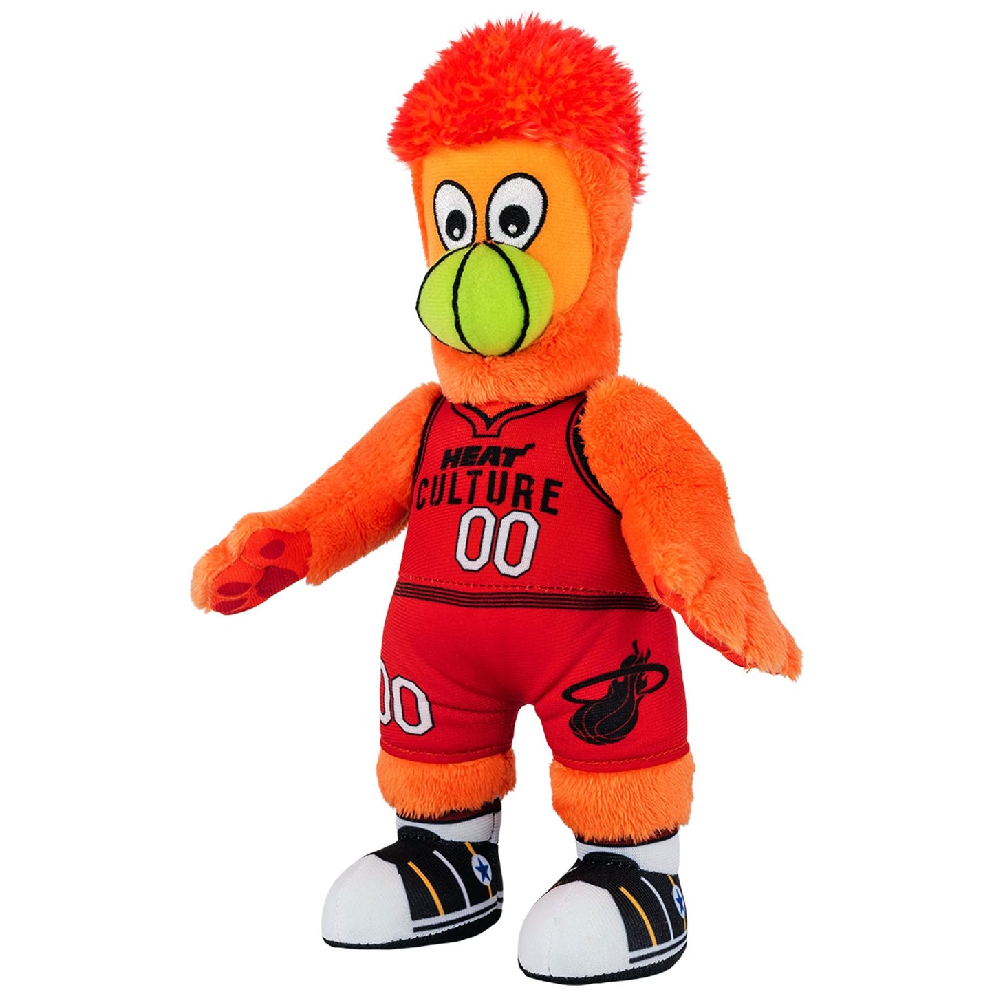 Bleacher Creatures Miami Heat Burnie 10'' Plush Figure - A Mascot For Play Or Display