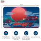 Paramint Blood Moon Shinto Anime (Stitched) - Mtg Playmat - Compatible With Magic The Gathering Playmat - Play Mtg, Yugioh, Tcg - Original Play Mat Art Designs & Accessories