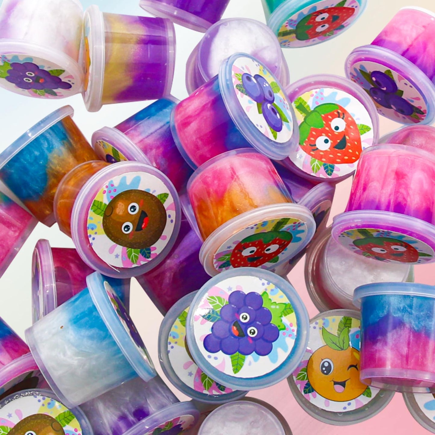 Elover Party Favors For Kids Galaxy Putty Slime Kit Tactile And Visual Experience, Stress Relief Toy,Goody Bag Toys, Christmas S