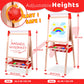Joyooss Art Easel For Kids Easel For Toddlers, Adjustable Standing Double Sided Toddler Easels Kids Chalkboard Kid Easel With Pa