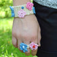 MCPINKY 64PCS Slap Bracelets White, Blank Snap Bands Party Slap Bracelets DIY Wrist Bands for Kids Birthday Party Favors School