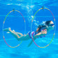 Keeparlus Pool Toys, Fun Swimming Pool Toys For Kids Diving Practice, Floating Toys For Kids Pool, Swim Thru Rings For Boys/Girl