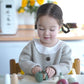 Nunukids Wooden Play Food Sets For Kids Kitchen 42 Pc Wooden Toys With Storage Basket Wood Pretend Food Play Kitchen Accessories