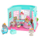 Li'l Woodzeez Ice Cream Shop Playset - Multicolor Dollhouse with Accessories, Model WZ6627Z, for Kids Age 3+