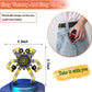 16 Packs Funny Sensory Fidget Toys,Deformable Chain Diy Robot Spinners Fingertip Stress Relief Gyro Toy Birthday Gifts Goodie Bag Easter Basket Stuffers Classroom Prizes Party Favors For Kids Adults
