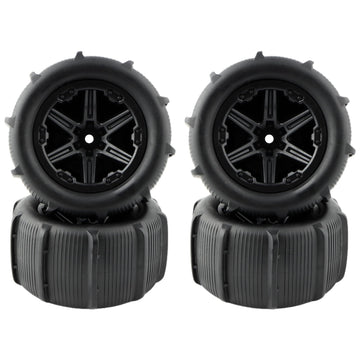 Gdool 1:14 Paddles Buggy Tires Hex 12Mm Wheels For Snow Sand 1:14 14301 14302 H14Mk Jc14Ep Hp141S Hp141 14209 14210 Rc Car(4 Pie