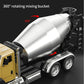 TEMI 3 Pack of Diecast Engineering Construction Vehicles, Dump Truck, Digger, Mixer Truck, 1/50 Scale Metal Collectible Model Ca