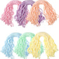 Civaner 6 Pieces Sensory Spaghetti Stretchy Toy Stretchy Pasta Toy Ramen Fidget Strings For Carnival Prizes Easter Party Gifts Stress Relieve Early Education Birthday(Macaron Color)