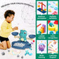 Kaodezhu Dinosaur Math Balance Toy - Montessori Educational Toy for Kids 3-7, Advanced Green, Perfect Birthday Gift, 10.62x8.66x5.11