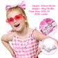 Golray 7Pcs Girls Plaid Costume Dress Sweet Slip Dress With Accessories Movie Outfit Birthday Halloween Costume Girl Dress Up Clothes For Play