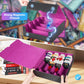 Mztxy 3000+Trading Card Storage Box, Pu Leather Organizer Case With 24 Dividers, Magnetic Closure, 4 Supporters, For Game Sports