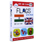 Kyds Play  Thick Wipe & Clean Activity Based Flags Flash CardsAge 25 Yrs,36 Double Sided With Cultural Facts,Montessori Toys,