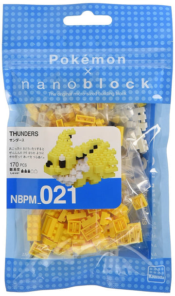 Nanoblock - Pokémon - Jolteon, Pokémon Series Building Kit