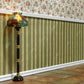 Iland Originality Dollhouse Wallpaper 39 * 15.7 Inch, Dollhouse Accessories On 1:12 Scale Or 1:6 Scale (Striped Red-Brown)
