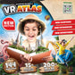 Professor Maxwell'S Vr Atlas - Virtual Reality Kids Science Kit, Book And Interactive Geography Stem Learning World Travel Activity Set (New Edition)