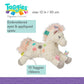 Mary Meyer Taggies Stuffed Animal, Painted Pony, 11-Inch, Soft Satin, White & Pink, Model 40235