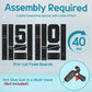 Imprsv Marquee Numbers Black 50Th-Birthday Decorations: Large 3Ft Light Up Number 50 Birthday Decoration For Women Men Fifty Yea