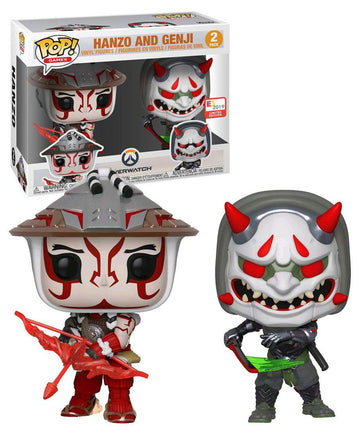 Pop Funko Hanzo And Genji 2-Pack E3 2019 Limited Edition