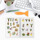 2 Pcs Sticker Book Collecting Album Reusable Sticker Organizer Storage Book For Stickers Collection A5 (64 Pages)