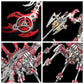 3D Metal Model Kits, Mechanical Scorpion King Red 3D Metal Puzzle,Steel Warcraft Collection DIY Animal Brain Teasers Simple 3D P