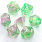 Poludie 7-Die DND Dice Set Polyhedral Dice Set with a Leather Dice Bag, D&D Dice Set for Dungeons and Dragons, RPG, MTG Table Ga