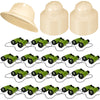 Halloscume 36 Pcs Safari Party Favors Include Binoculars Toy Explorer Party Hats Bulk Jungle Costume Gifts