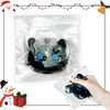 Taba Squishy Toys Valentines Cute Kawaii Cat Paw Squeeze Toys  Sticky Squishy Fidget Toys Silicone Squeeze Toy for Stress Relief Cute Soft Toys Best Valentines Gift for Anniversary (Black CAT)