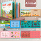 Mikneke 2 Pack Diy Quiet Book For Toddler, Montessori Busy Book For Kids To Develop Learning Skills, Animal Vehicle Preschool Learning Activities Learning & Education Toys