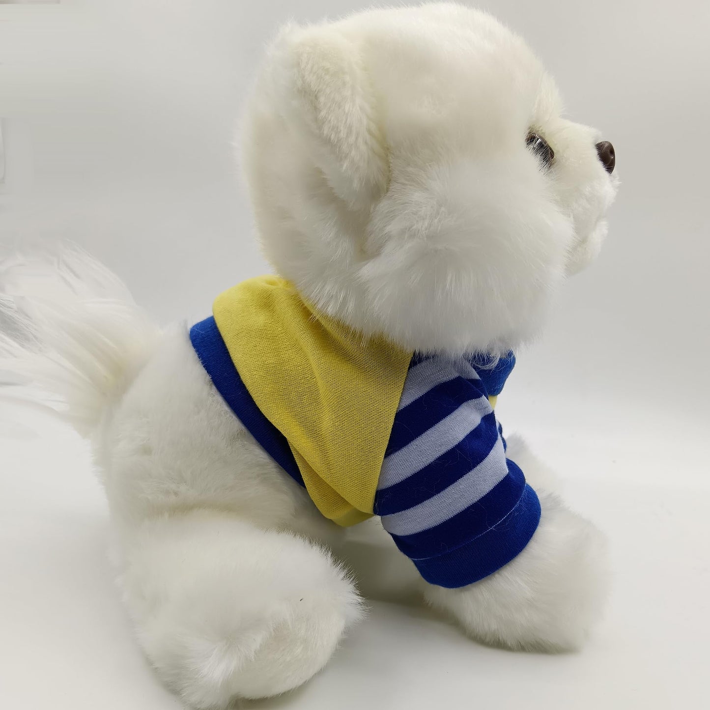 HOKESS Plush Pomeranian Stuffed Animals Toy Dog Cute Soft Plush Pomeranian Dog Lifelike Pet Puppy Present Gift for Girls Boys