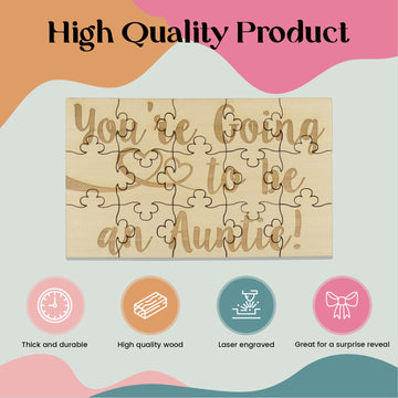 We'Re Going To Florida - 15 Piece Basswood Jigsaw Puzzle, Surprise Vacation Reveal