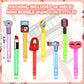 48 Pieces Makeup Bubble Wands Pink Party Favors Mini Bubble Wands 6 Styles Spa Theme Party Decorations For Party Faovrs Goodie B