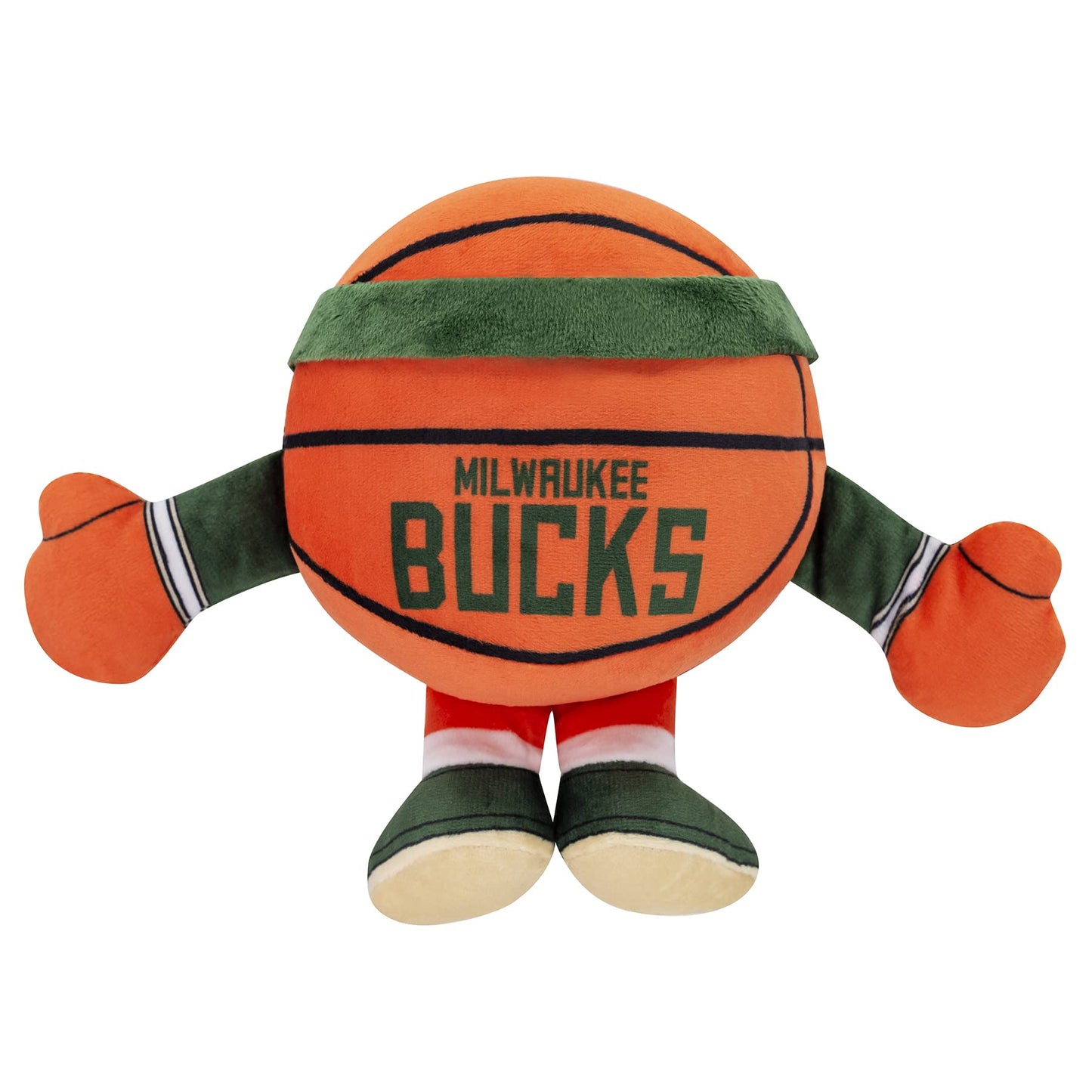 Bleacher Creatures Milwaukee Bucks 8'' Kuricha Basketball Sitting Plushies- Soft Chibi Inspired Plush
