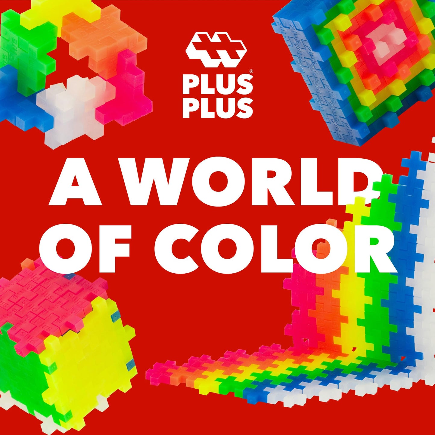 Plus Plus 240 Piece Interlocking Building Blocks For Kids, Open Ended Connecting Toys, Stem Bin Classroom Mini Manipulatives - N