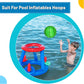 5 Inch Pvc Mini Basketball For Indoor Basketball Mini Hoops, Soft 5'' Rubber Small Repacement Basketball For Over Door Basketbal