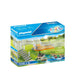 Playmobil Zoo Viewing Platform Extension - Small Blue & Green Wooden Model 70348