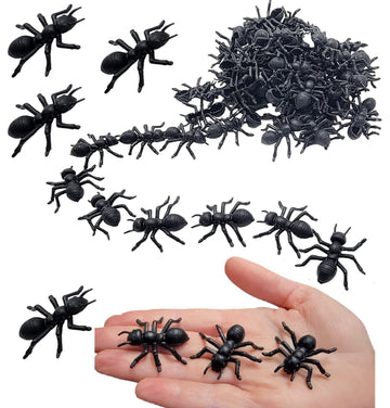 Large 1.5'' Black Carpenter Ant Toys (144 Pack) Plastic. Realistic Looking Ants. Prank, Props, Cake, Cupcake Decor And More! (14