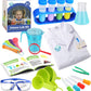 Unglinga Kids Science Experiment Kit With Lab Coat Scientist Costume Dress Up And Role Play Toys Gift For Boys Girls Kids Christmas Birthday Party
