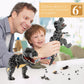 Aigidusansu Jurassic Dinosaur Micro Building Blocks, 1530Pcs Velociraptor Tyrannosaurus Rex Diy Mini Diamond Blocks Bricks Toy D