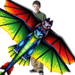 62' Dragon Kite For Kids And Adults, Easy To Fly Dinosaur Kites For Kids Ages 4-8 8-12 With 328Ft Kite String For Beach Trip Park Birthday Gift Family Outdoor Games And Activities, 2 Pack