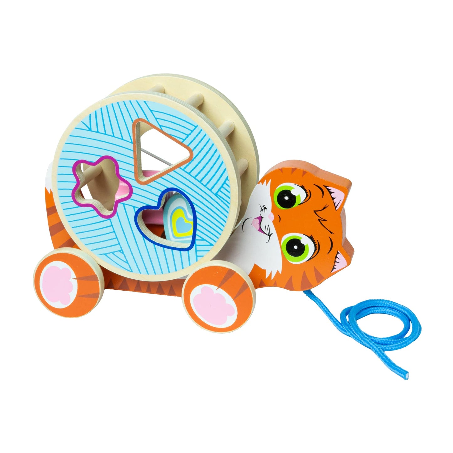 Kitten Wooden Tumbler | House Of Marbles