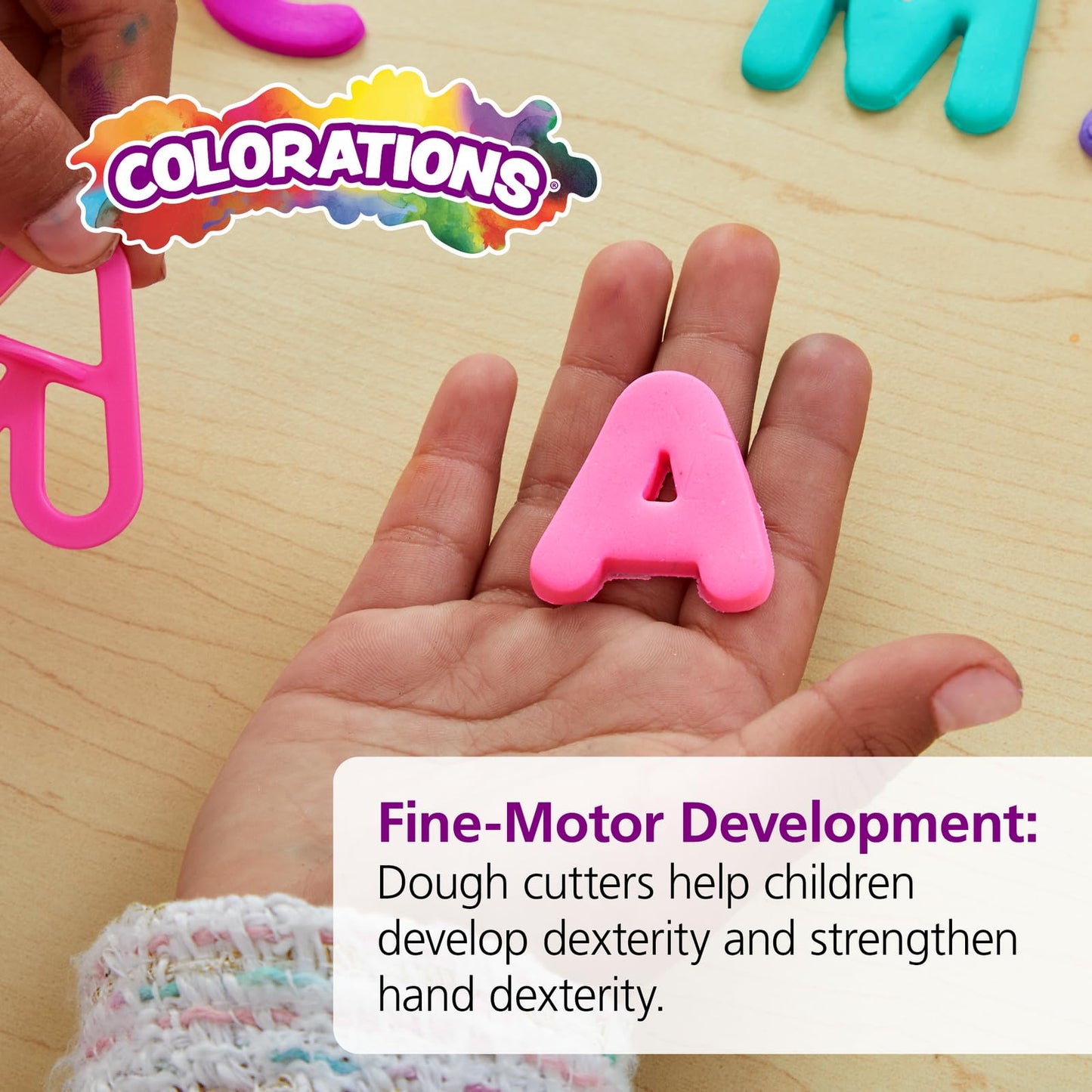 Colorations Alphabet & Number Cutter Set - 41 Pieces